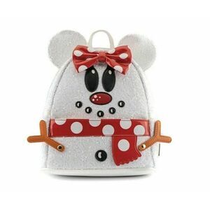 Loungefly Disney Snowman Minnie Mouse Sequin Cosplay Mini Backpack - New w/ Tags